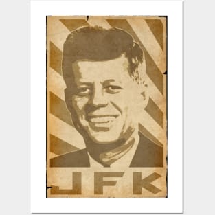 JFK Retro Propaganda Posters and Art